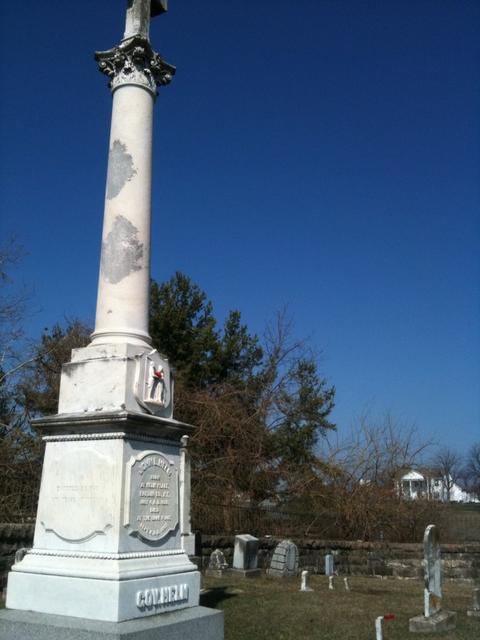 Headstone of John L. Helm at the Helm Cemetery